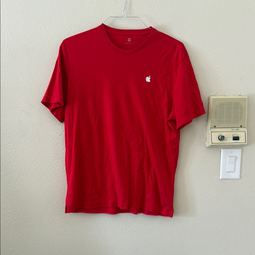 Apple Red T-Shirt with Logo